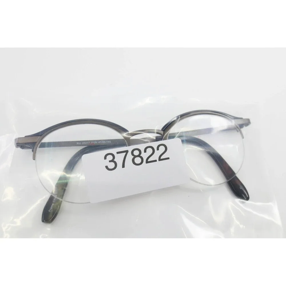 Robert Mitchel RM 20217 GUN 47-22-145 Gunmetal Tortoise Round Clubmaster Frames